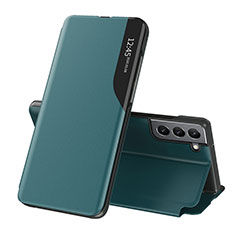 Funda de Cuero Cartera con Soporte Carcasa L03 para Samsung Galaxy S21 5G Verde