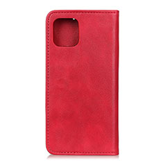 Funda de Cuero Cartera con Soporte Carcasa L03 para Xiaomi Mi 10 Lite Rojo