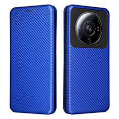 Funda de Cuero Cartera con Soporte Carcasa L03 para Xiaomi Mi 12 Ultra 5G Azul