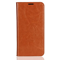 Funda de Cuero Cartera con Soporte Carcasa L03 para Xiaomi Mi 8 Naranja