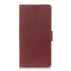 Funda de Cuero Cartera con Soporte Carcasa L03 para Xiaomi Redmi 9A Marron