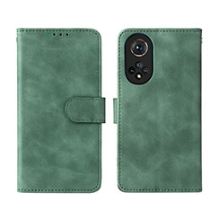 Funda de Cuero Cartera con Soporte Carcasa L03Z para Huawei Honor 50 5G Verde