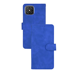 Funda de Cuero Cartera con Soporte Carcasa L03Z para Huawei Nova 8 SE 4G Azul