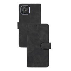 Funda de Cuero Cartera con Soporte Carcasa L03Z para Huawei Nova 8 SE 4G Negro