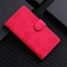 Funda de Cuero Cartera con Soporte Carcasa L03Z para Realme 9 5G Rosa Roja