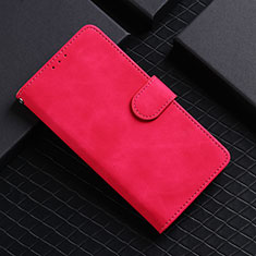 Funda de Cuero Cartera con Soporte Carcasa L03Z para Realme 9 Pro+ Plus 5G Rosa Roja