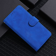 Funda de Cuero Cartera con Soporte Carcasa L03Z para Realme C11 (2021) Azul