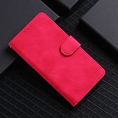 Funda de Cuero Cartera con Soporte Carcasa L03Z para Realme C11 (2021) Rosa Roja