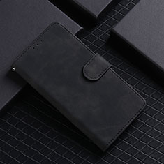 Funda de Cuero Cartera con Soporte Carcasa L03Z para Realme C21Y Negro