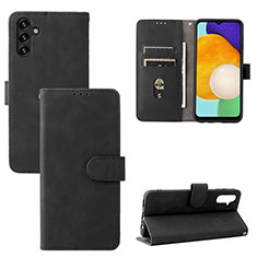 Funda de Cuero Cartera con Soporte Carcasa L03Z para Samsung Galaxy A04s Negro