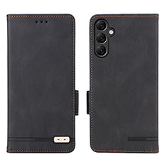 Funda de Cuero Cartera con Soporte Carcasa L03Z para Samsung Galaxy A14 5G Negro