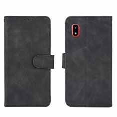 Funda de Cuero Cartera con Soporte Carcasa L03Z para Samsung Galaxy A20 SC-02M SCV46 Negro