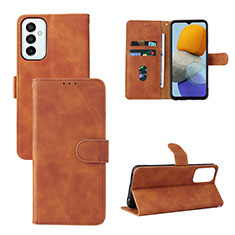 Funda de Cuero Cartera con Soporte Carcasa L03Z para Samsung Galaxy F23 5G Marron