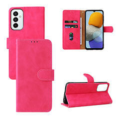 Funda de Cuero Cartera con Soporte Carcasa L03Z para Samsung Galaxy F23 5G Rosa Roja