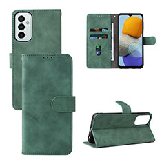 Funda de Cuero Cartera con Soporte Carcasa L03Z para Samsung Galaxy F23 5G Verde