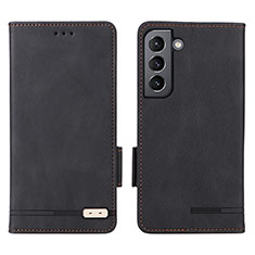 Funda de Cuero Cartera con Soporte Carcasa L03Z para Samsung Galaxy S21 Plus 5G Negro