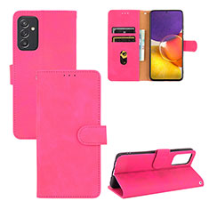 Funda de Cuero Cartera con Soporte Carcasa L03Z para Samsung Galaxy S23 FE 5G Rosa Roja