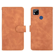 Funda de Cuero Cartera con Soporte Carcasa L03Z para Xiaomi POCO C3 Marron