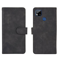 Funda de Cuero Cartera con Soporte Carcasa L03Z para Xiaomi POCO C31 Negro