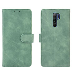 Funda de Cuero Cartera con Soporte Carcasa L03Z para Xiaomi Poco M2 Verde