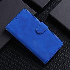 Funda de Cuero Cartera con Soporte Carcasa L03Z para Xiaomi Redmi 10 (2022) Azul