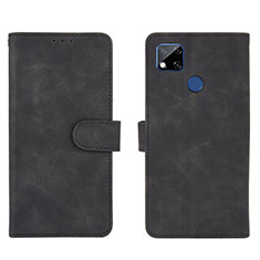 Funda de Cuero Cartera con Soporte Carcasa L03Z para Xiaomi Redmi 9C Negro