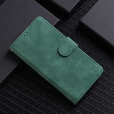 Funda de Cuero Cartera con Soporte Carcasa L03Z para Xiaomi Redmi Note 11 4G (2021) Verde