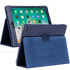 Funda de Cuero Cartera con Soporte Carcasa L04 para Apple iPad 10.2 (2021) Azul