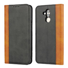 Funda de Cuero Cartera con Soporte Carcasa L04 para Huawei Mate 20 Lite Negro