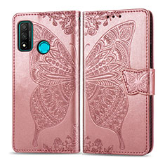 Funda de Cuero Cartera con Soporte Carcasa L04 para Huawei Nova Lite 3 Plus Oro Rosa