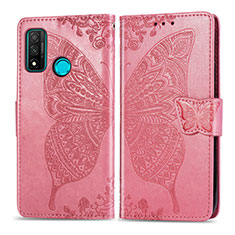 Funda de Cuero Cartera con Soporte Carcasa L04 para Huawei Nova Lite 3 Plus Rosa