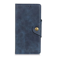 Funda de Cuero Cartera con Soporte Carcasa L04 para Huawei Y9a Azul