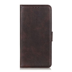 Funda de Cuero Cartera con Soporte Carcasa L04 para Oppo A11s Marron