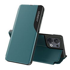 Funda de Cuero Cartera con Soporte Carcasa L04 para Oppo Reno8 5G Verde