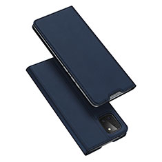 Funda de Cuero Cartera con Soporte Carcasa L04 para Samsung Galaxy M60s Azul