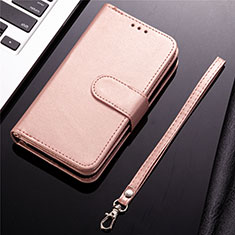 Funda de Cuero Cartera con Soporte Carcasa L04 para Samsung Galaxy S20 Plus 5G Oro Rosa