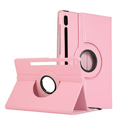 Funda de Cuero Cartera con Soporte Carcasa L04 para Samsung Galaxy Tab S6 10.5 SM-T860 Rosa