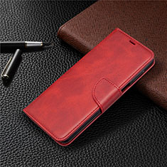 Funda de Cuero Cartera con Soporte Carcasa L04 para Xiaomi Poco M2 Pro Rojo