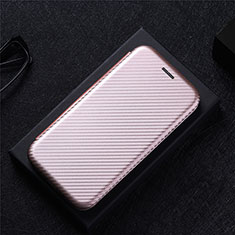 Funda de Cuero Cartera con Soporte Carcasa L04Z para Huawei Honor X8a 4G Oro Rosa