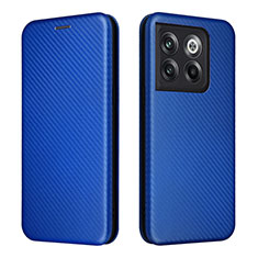 Funda de Cuero Cartera con Soporte Carcasa L04Z para OnePlus 10T 5G Azul