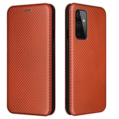 Funda de Cuero Cartera con Soporte Carcasa L04Z para OnePlus 9 5G Marron