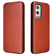 Funda de Cuero Cartera con Soporte Carcasa L04Z para OnePlus 9 Pro 5G Marron