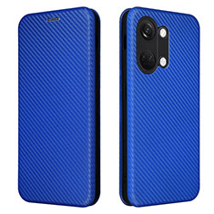 Funda de Cuero Cartera con Soporte Carcasa L04Z para OnePlus Ace 2V 5G Azul