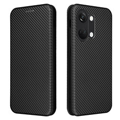 Funda de Cuero Cartera con Soporte Carcasa L04Z para OnePlus Ace 2V 5G Negro