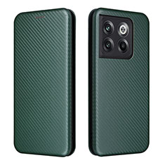 Funda de Cuero Cartera con Soporte Carcasa L04Z para OnePlus Ace Pro 5G Verde