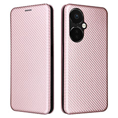 Funda de Cuero Cartera con Soporte Carcasa L04Z para OnePlus Nord CE 3 Lite 5G Oro Rosa