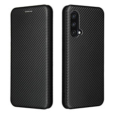 Funda de Cuero Cartera con Soporte Carcasa L04Z para OnePlus Nord CE 5G Negro