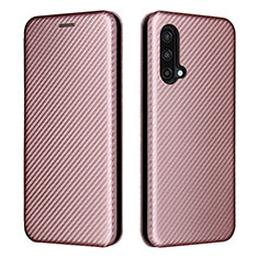 Funda de Cuero Cartera con Soporte Carcasa L04Z para OnePlus Nord CE 5G Oro Rosa