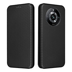 Funda de Cuero Cartera con Soporte Carcasa L04Z para Realme 11 Pro+ Plus 5G Negro