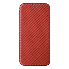 Funda de Cuero Cartera con Soporte Carcasa L04Z para Realme C20A Marron